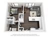 Sky3 Apartments 1D.2 Floor Plan